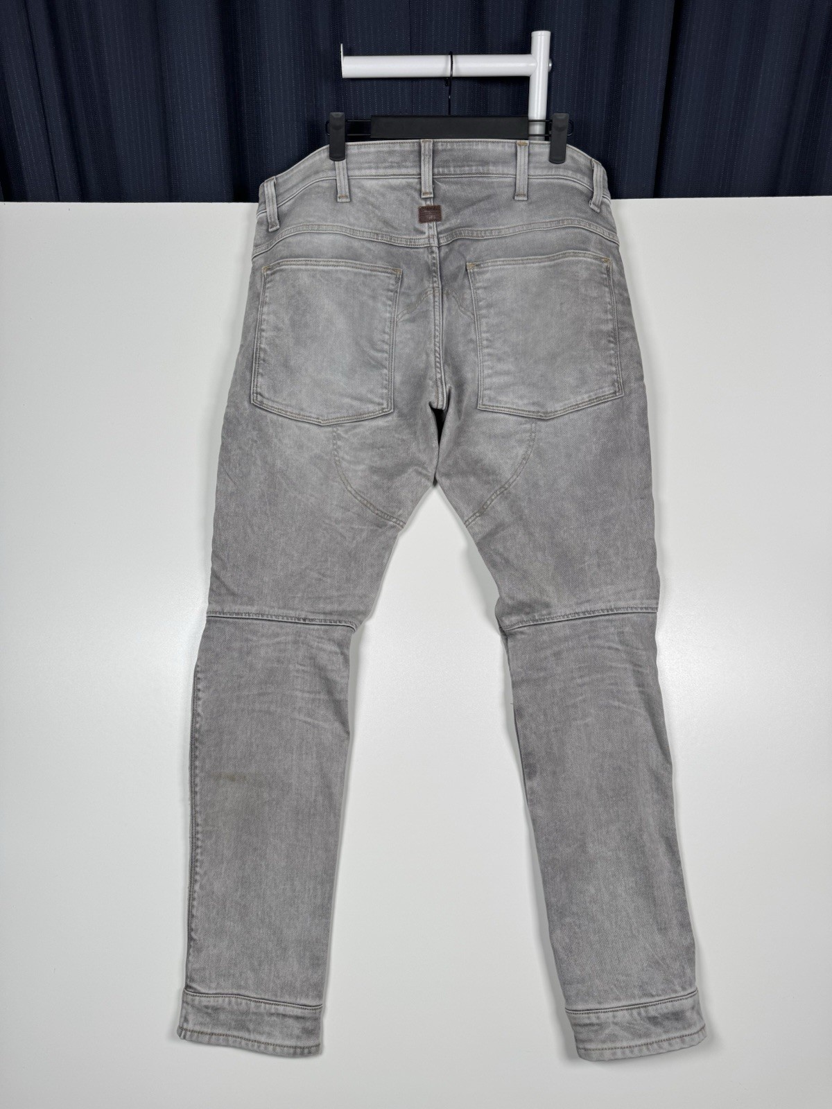 G-Star RAW 5620 3D Zip Knee Super Slim Gray Jeans Men’s 34×30