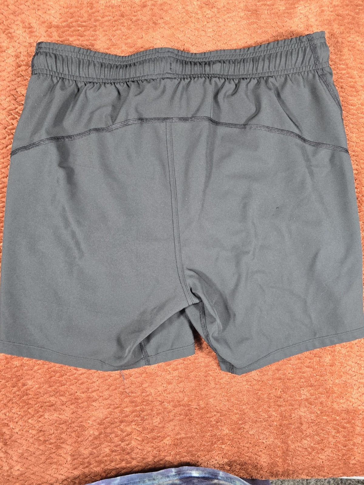 ORIGIN Mens Medium Athletic Training Shorts Gray Gym Workout Running 7 Inseam