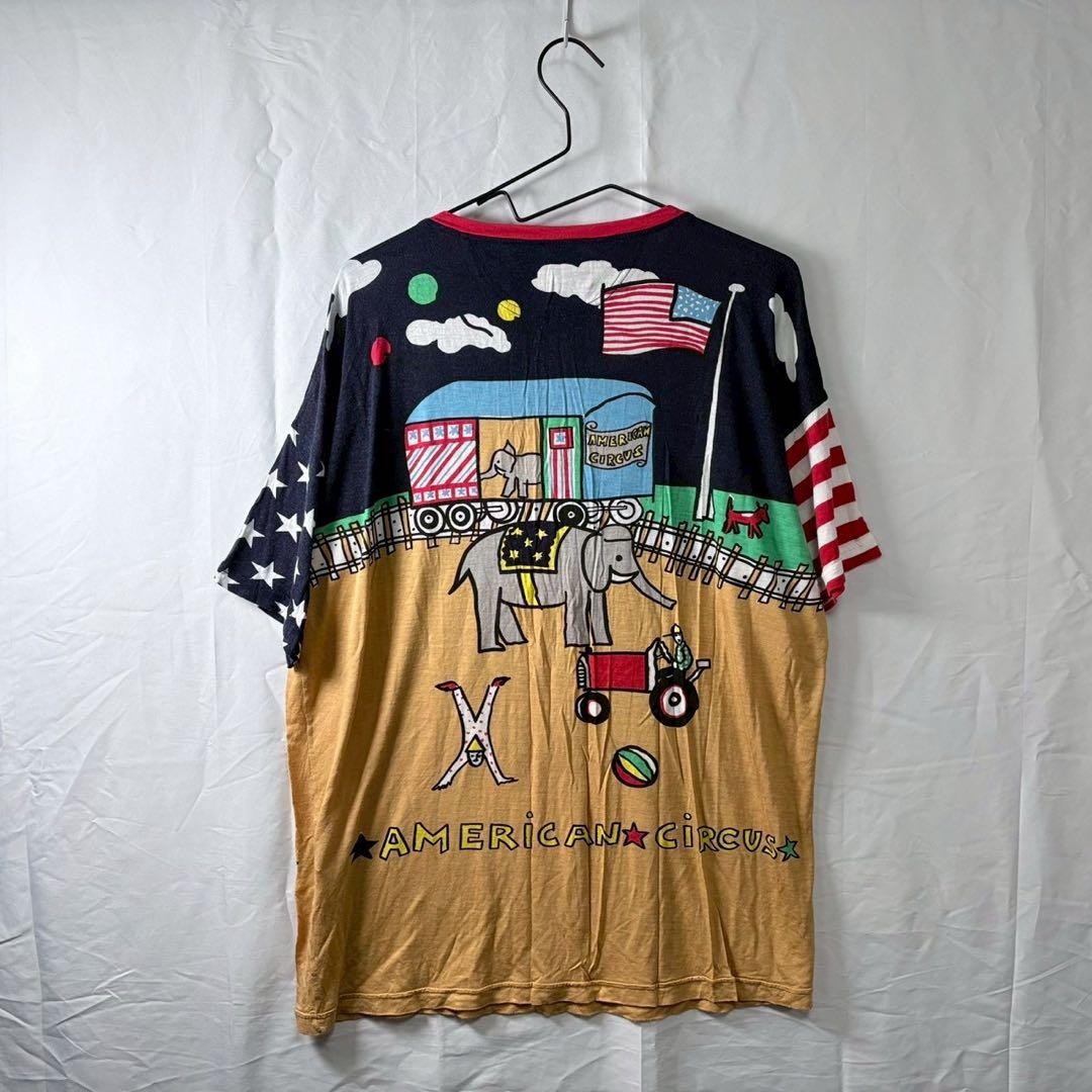 JC de Castelbajac Printed T-Shirt Italy, Free Size, Unique Design