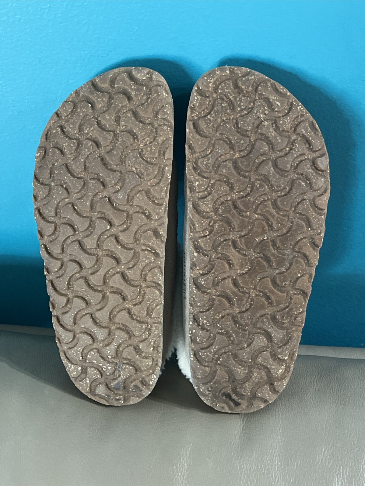 Birkenstock Zermatt Premium Suede Leather Clogs In Grey Taupe sz 37 Women