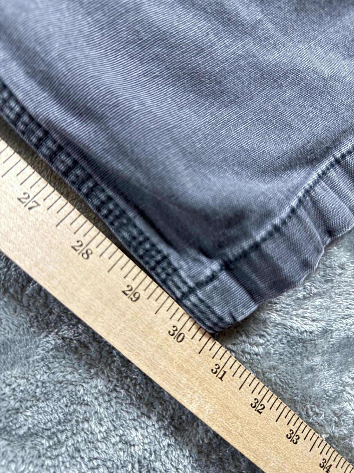 Carhartt Pants Mens 40 Gray Rugged Flex Double Knee Canvas 102802-029 38×32