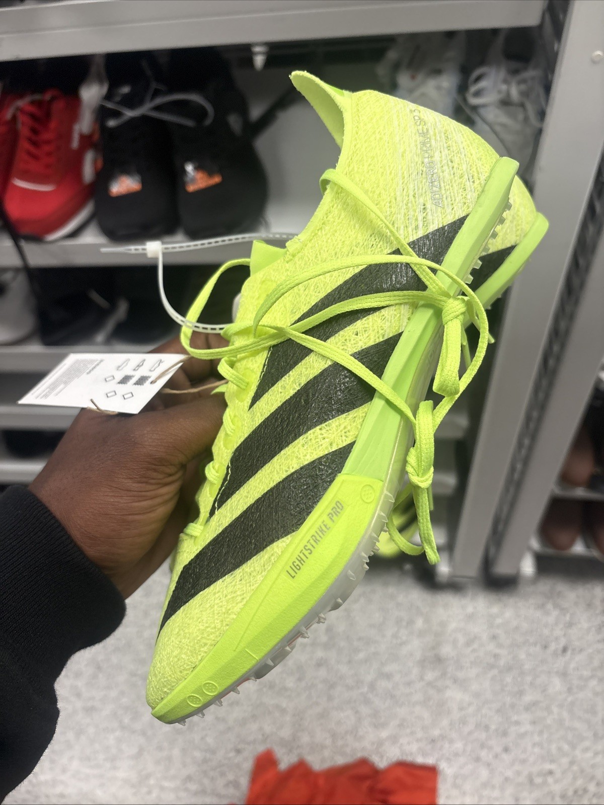 Adidas Adizero Prime SP 3 Strung Mens 8 / Womens 9 Sprinting Shoes Green IH5800