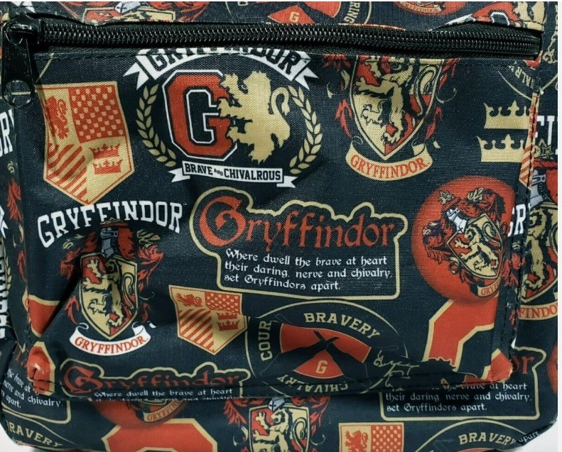 Harry Potter Gryffindor Backpack Hogwart Backpack With 2 Front Pockets 17.5″