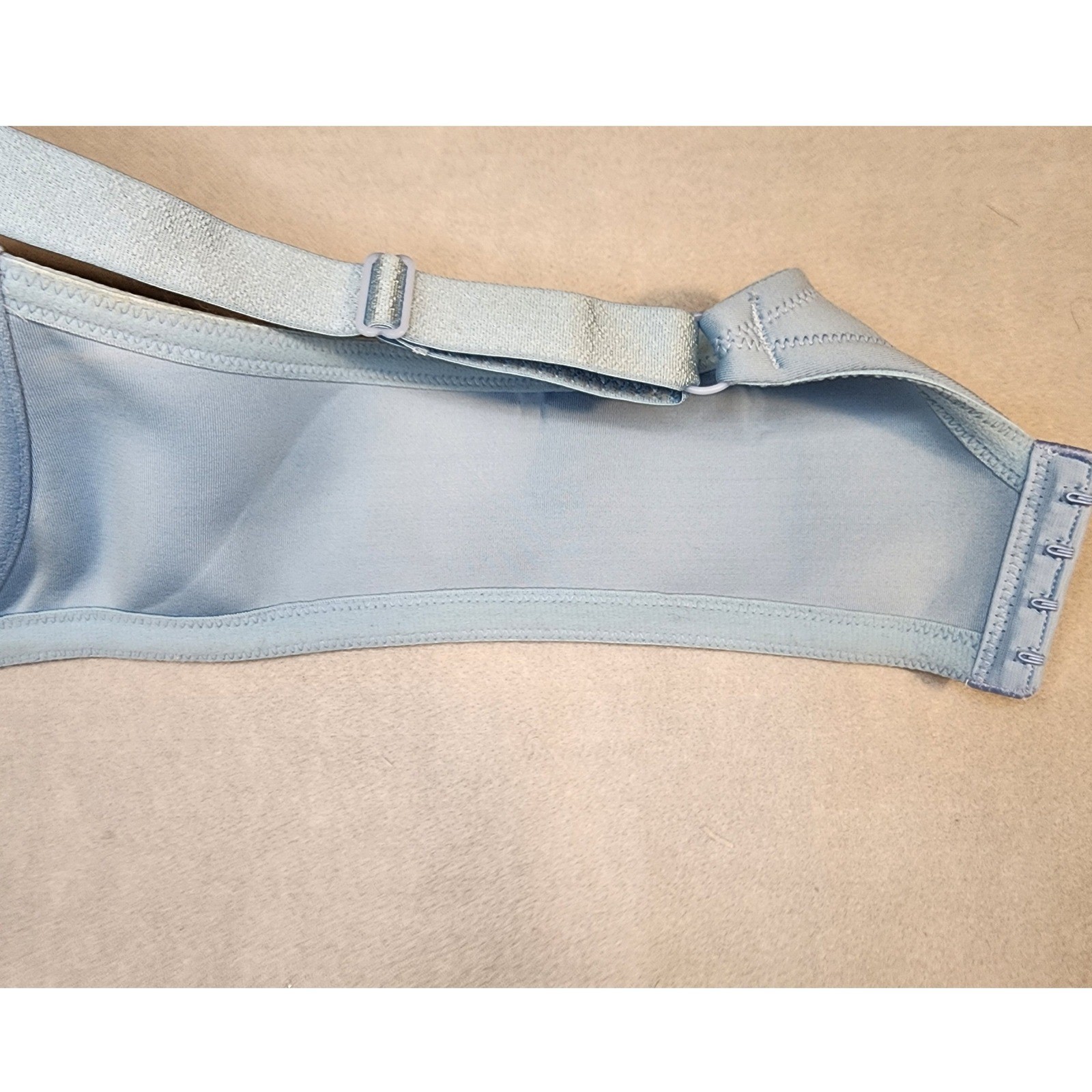 Vanity Fair Underwire Bra Women 44C Blue Excellent Back Smoothing 76380 Lace