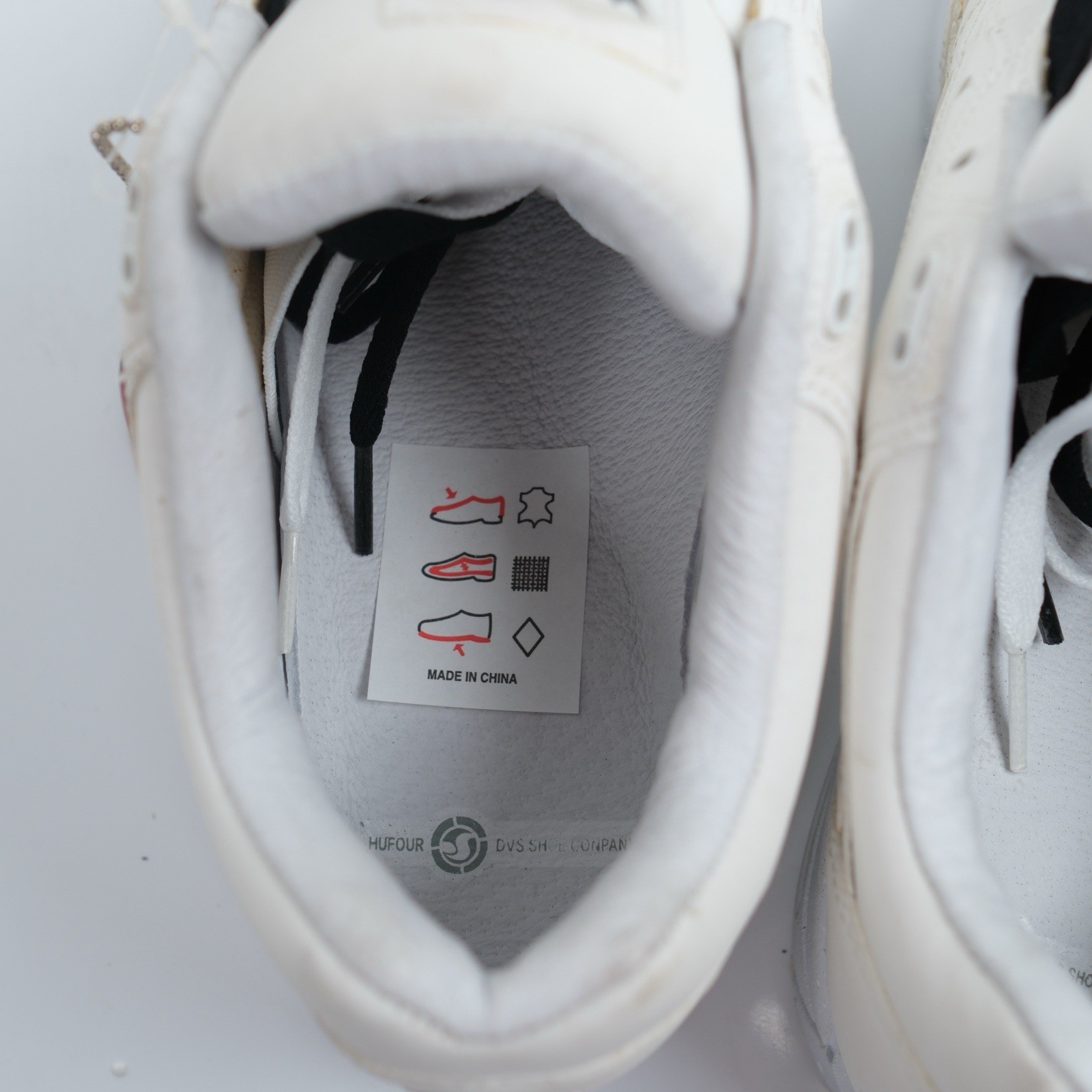 Vintage 2007 DVS Huf 4 White 3M size 9 Skate Shoes READ
