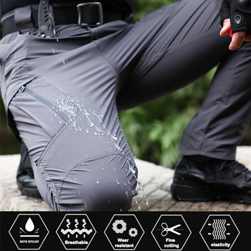 US Soldier Tactical Pants Waterproof Men Cargo Work Pants Outdoor Combat Pant