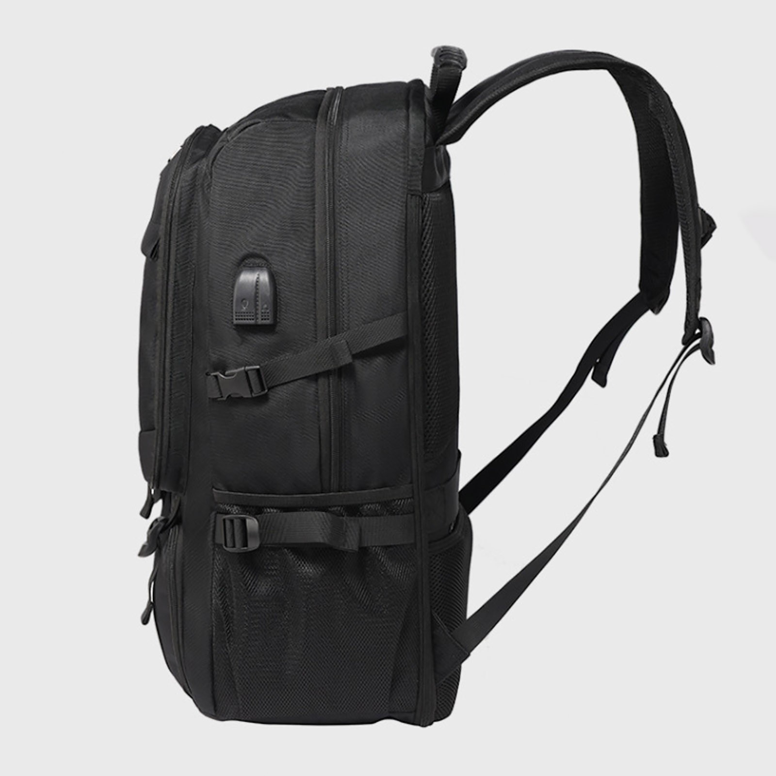 50L Travel Backpack Large Capacity Duffel Bag Separate Shoe Rainproof Durable