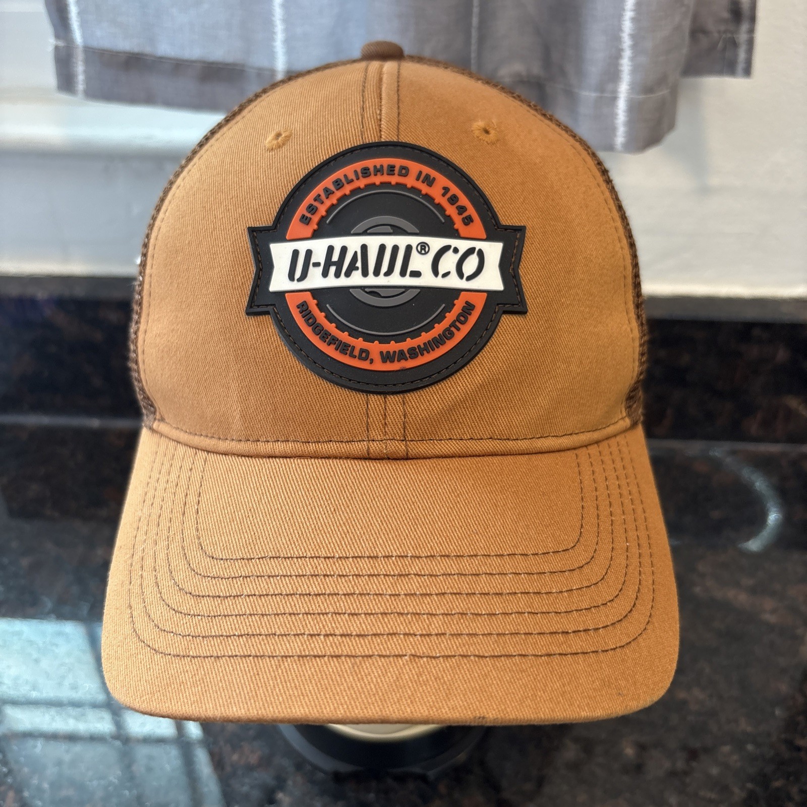 Rare U- Haul Trucker Hat Brown Mesh Adjustable Snapback 75th Anniversary Cap New