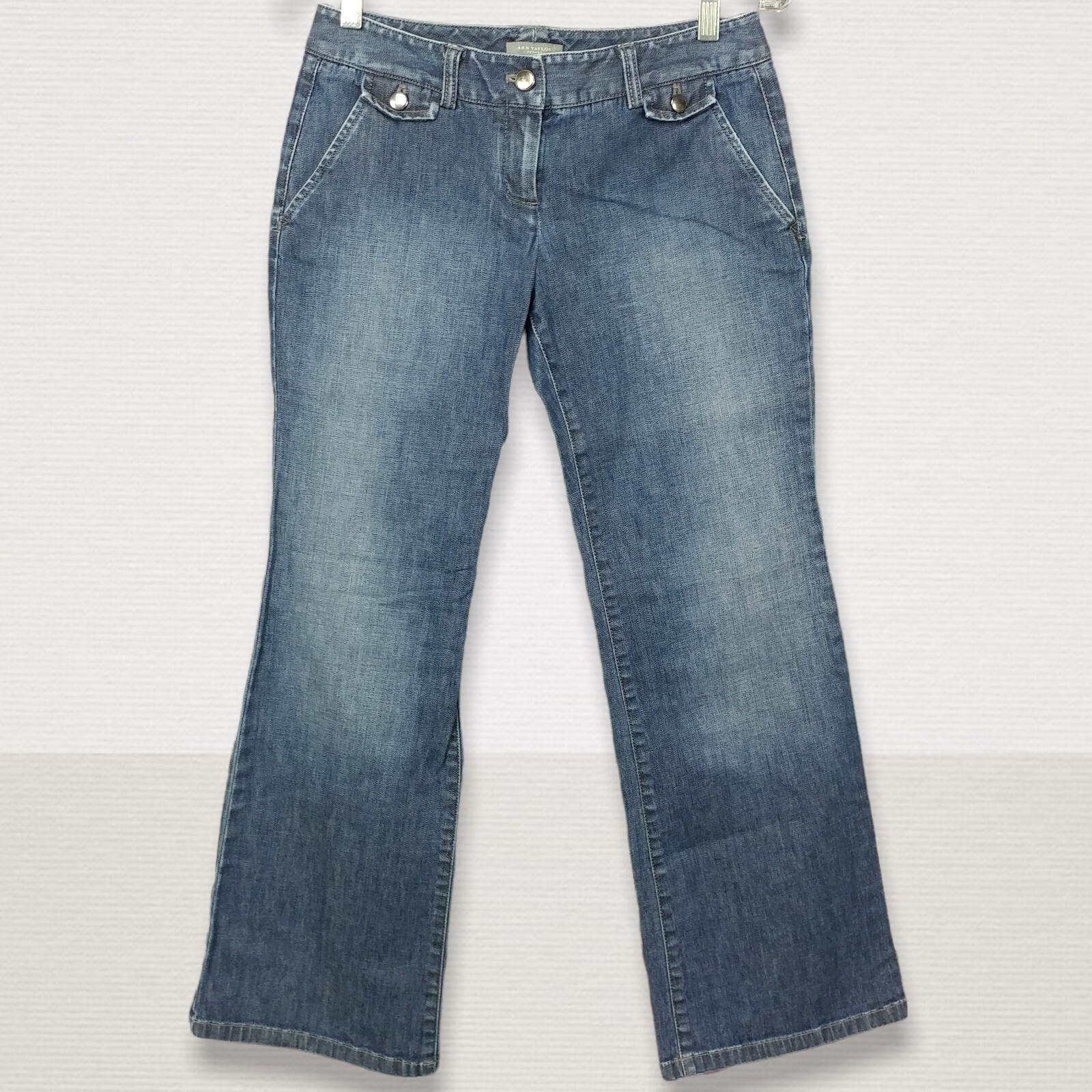 ANN TAYLOR Blue Jeans Women’s Size 4 P Petites Stretch 98% Cotton 2% Spandex