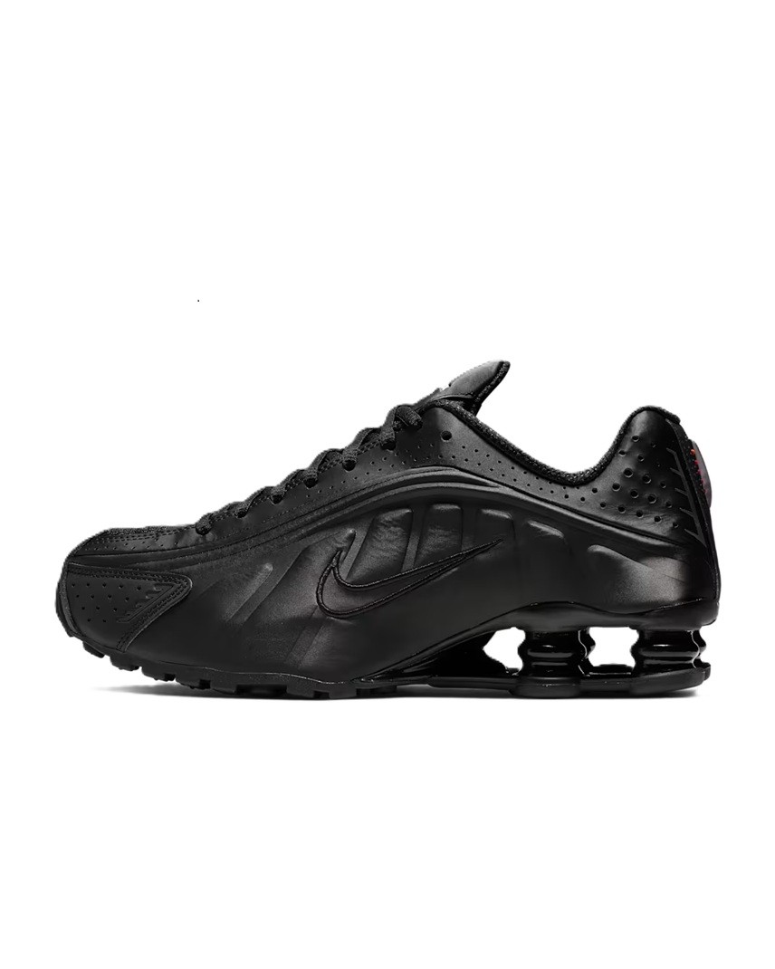 Women’s Nike Shox R4 Black/Black-Black-Max Orange (AR3565 004)