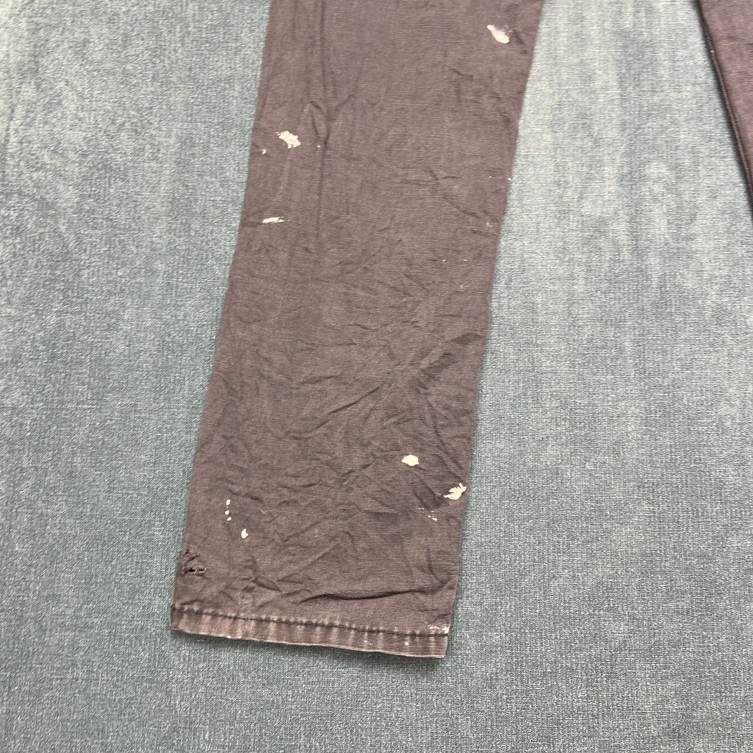 Levi’s 514 Jeans Mens 29×30 Gray Denim Everyday Wear Light Wash Straight Fit