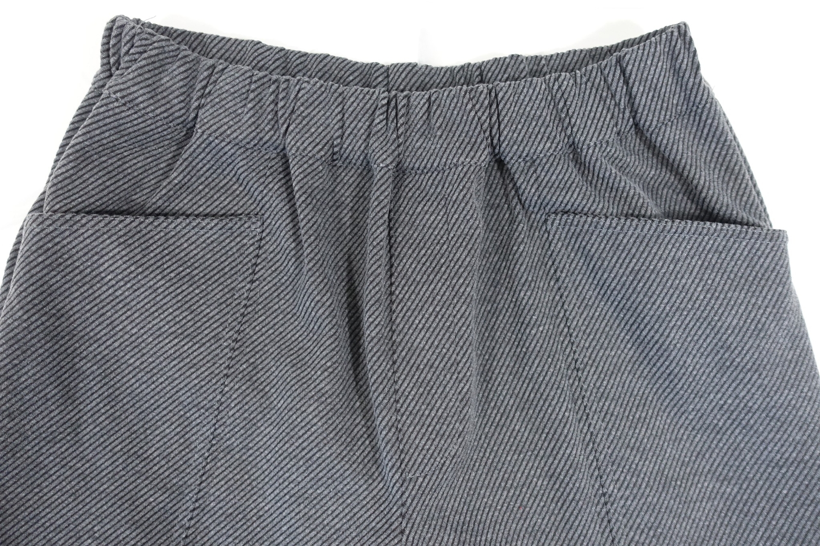 ROYALTY BY MALUMA GRAY MEDIUM 32-34 SOFT TEXTURED TWILL ELASTIC WAIST PANTS MENS