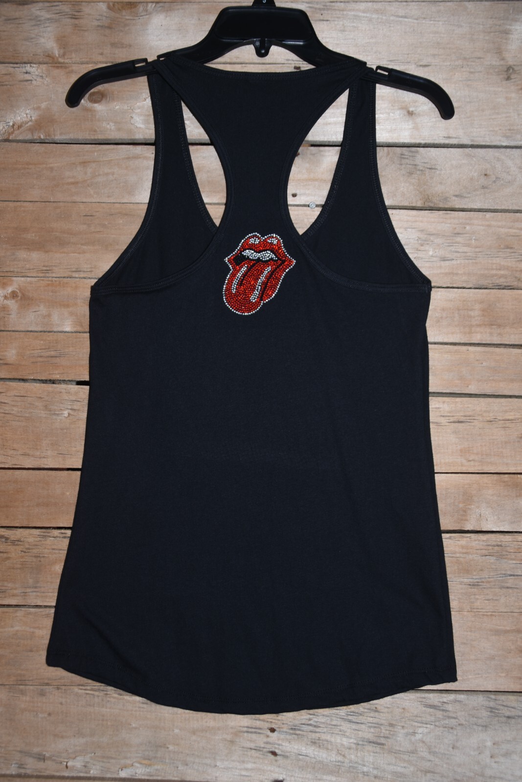 Rolling Stones rhinestone bling racer back tank top XS, S, M, L, XL,XXL