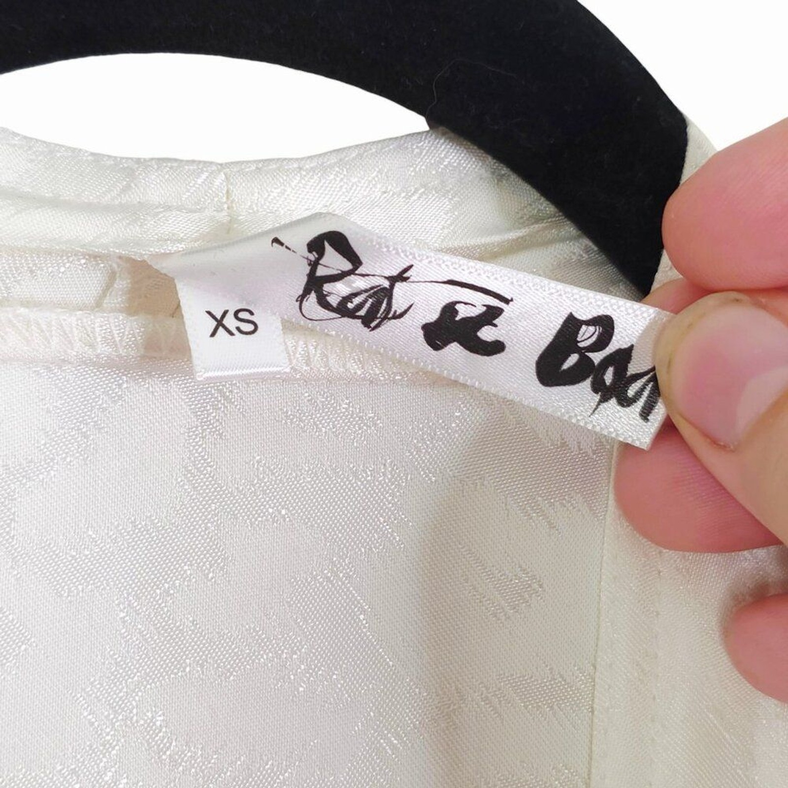 Rat & Boa Bianco Kimono Jumpsuit Satin White Animal Print Wide Leg Size XS
