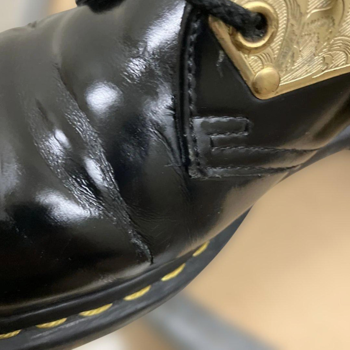 Dr. Martens x KING NERD 1461 Shoe Dress Black Gold US7 UK6 EU39 Men’s
