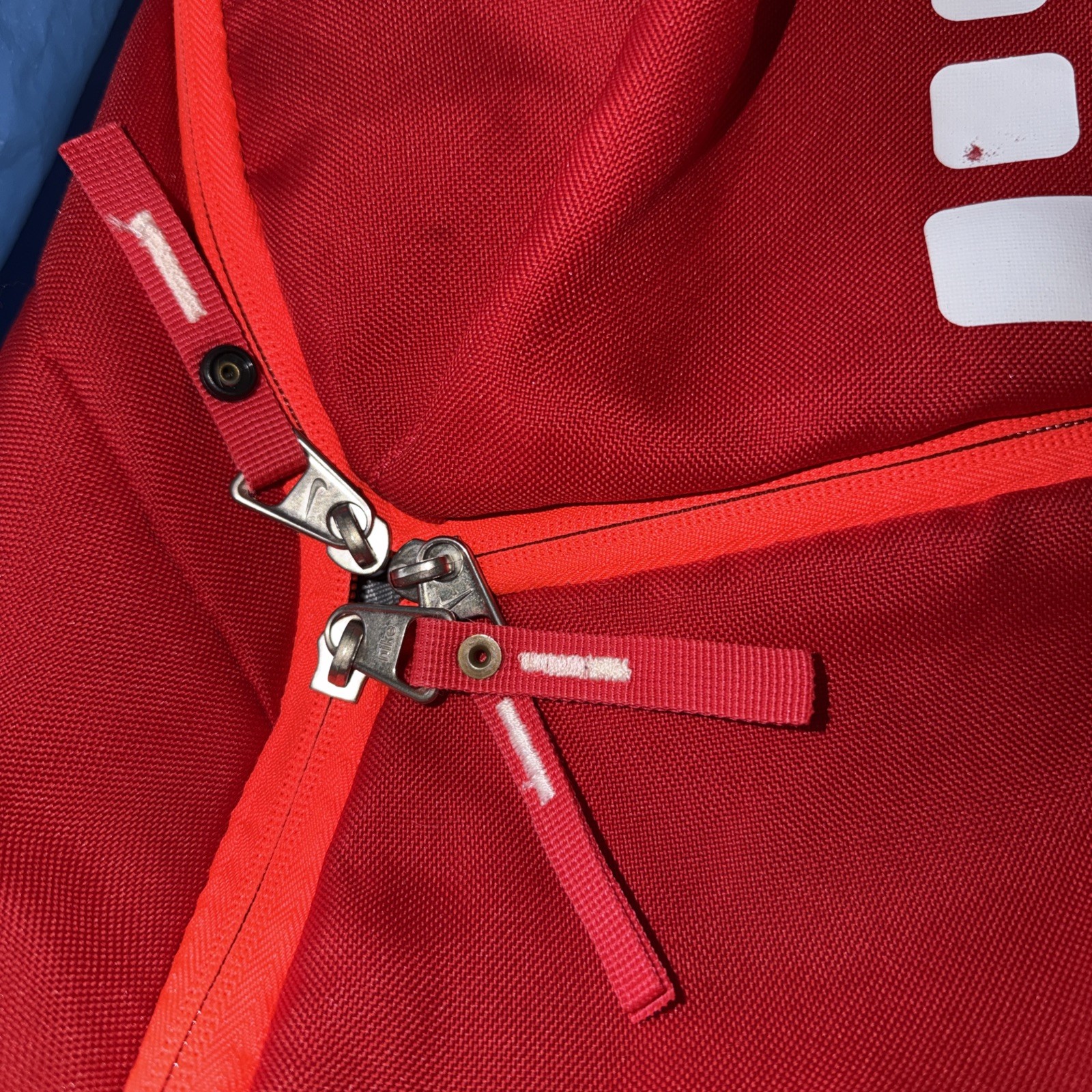 Nike Elite Quad Zip System Backpack Lightweight Red