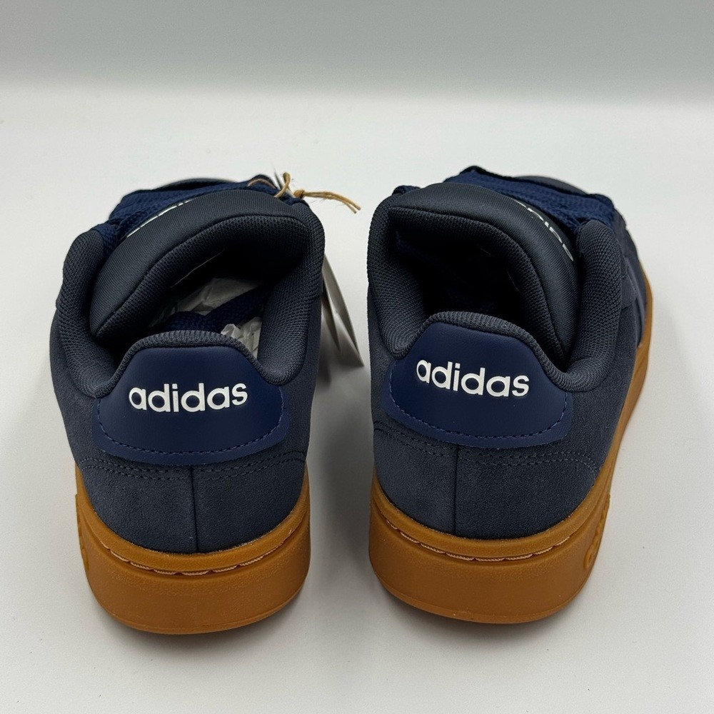 Unisex Adidas Grand Court Alpha Youth Sneakers Navy Gum Size 4
