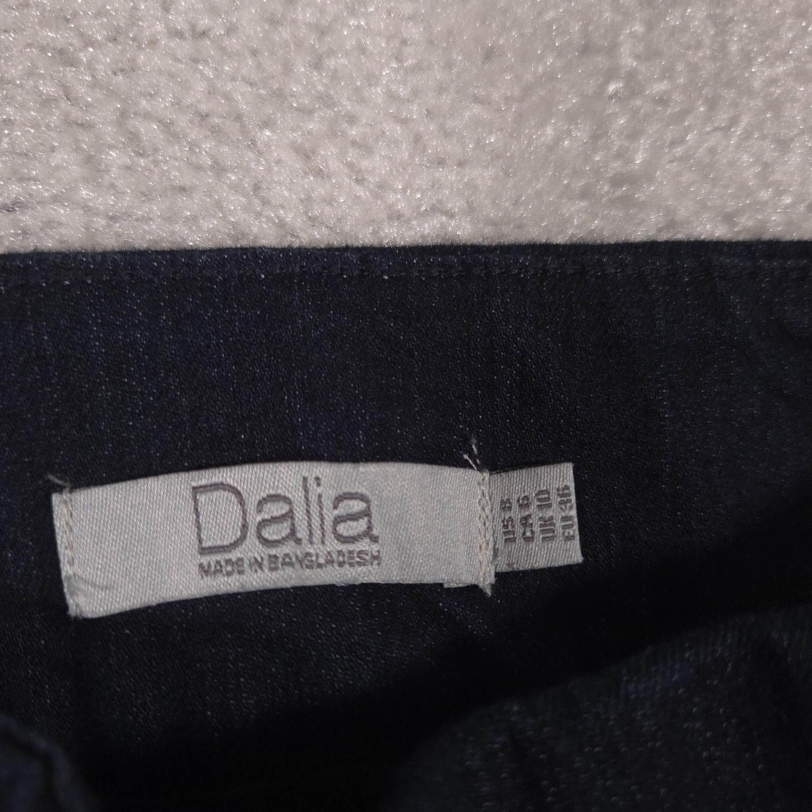 Dalia Jegging Jeans Womens 6 Blue Dark Wash High Rise Pull On Stretch Denim
