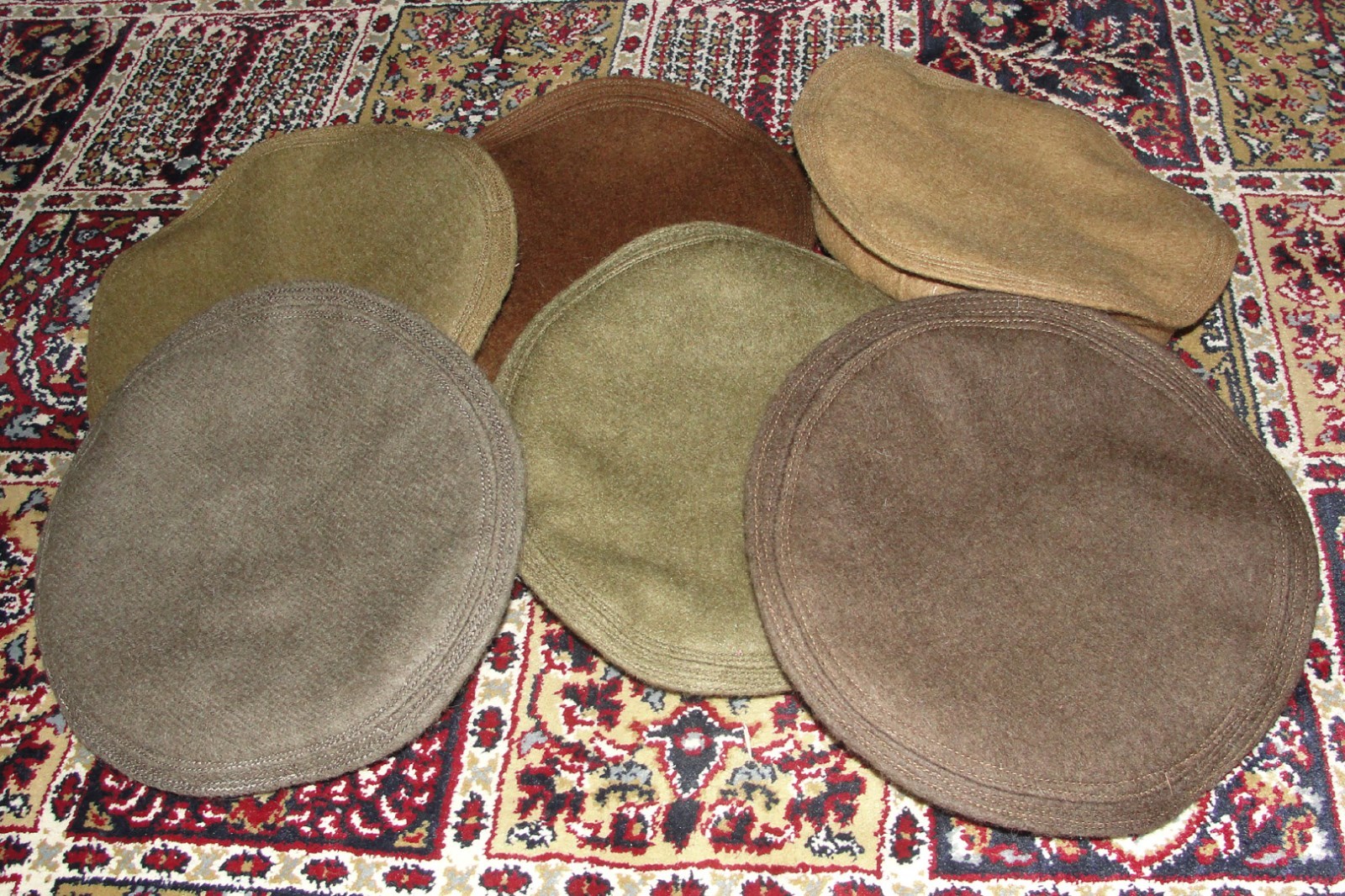 Afghanistan Tribal Warm Winter Wool Hat Beret Pakol Hat Top Afghan Army CHITRAL