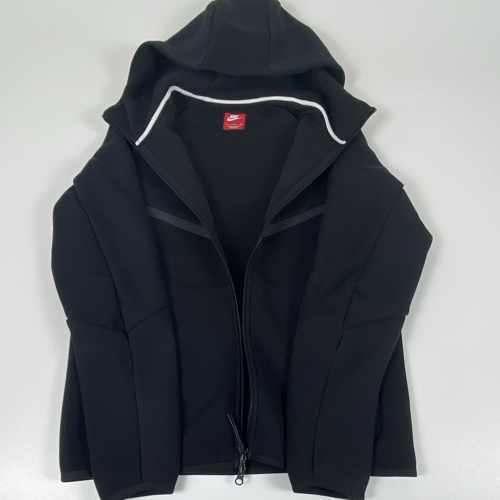 Nike Tech Fleece Men’s Full-Zip Hooded Jacket Fleece Black Size S