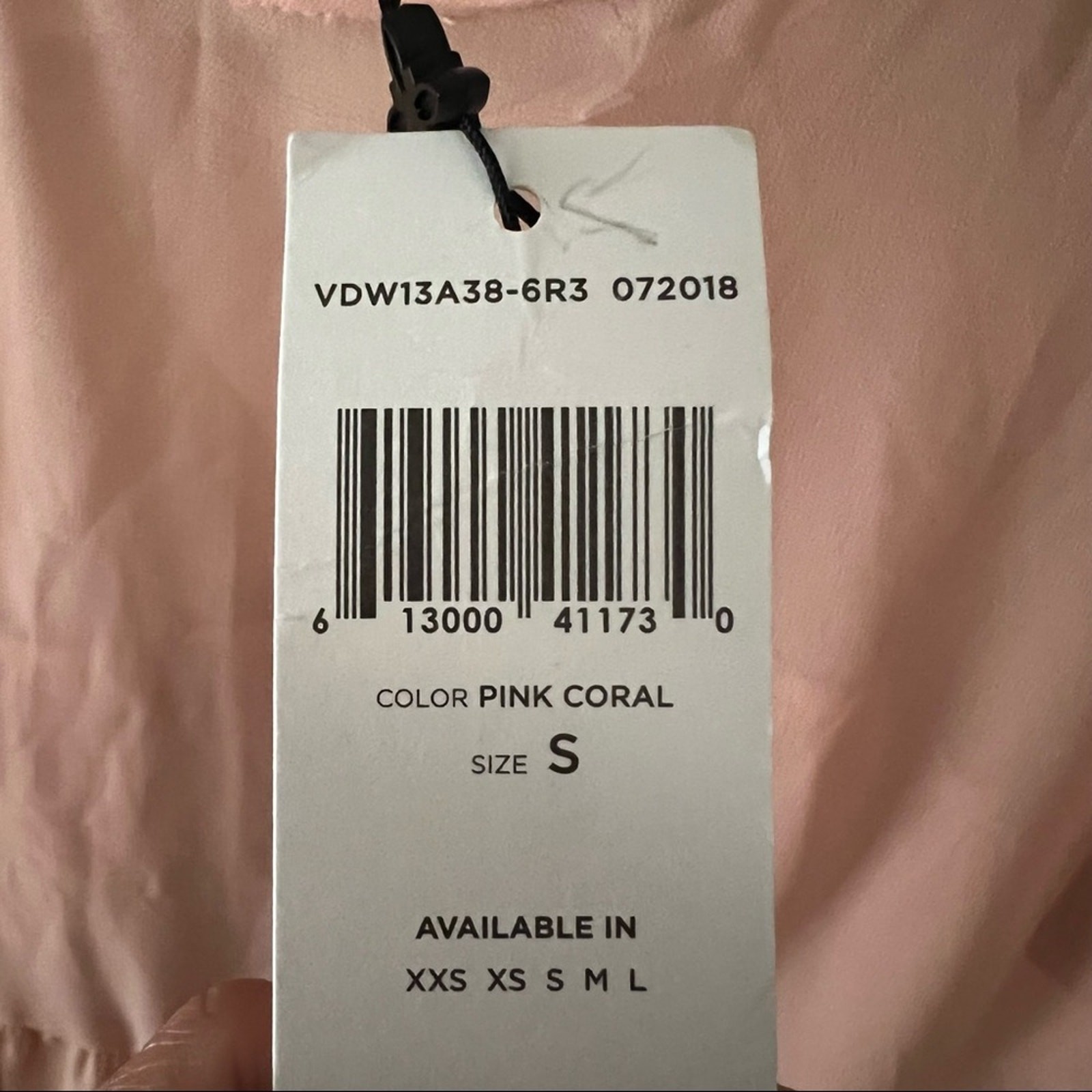 BCBGENERATION Coral Sheer Top (imperfect)