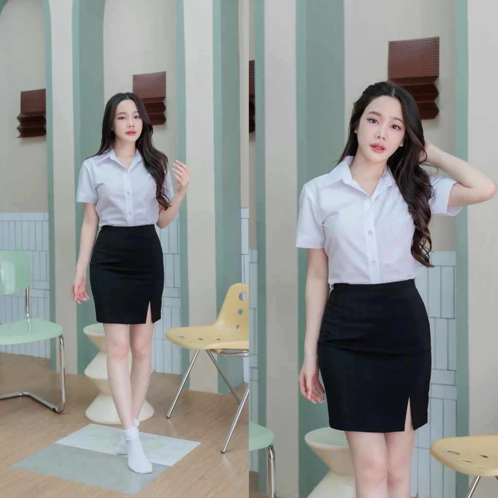 The Alluring Thai University Uniform – Elegant, Confident, with a Playful Twist