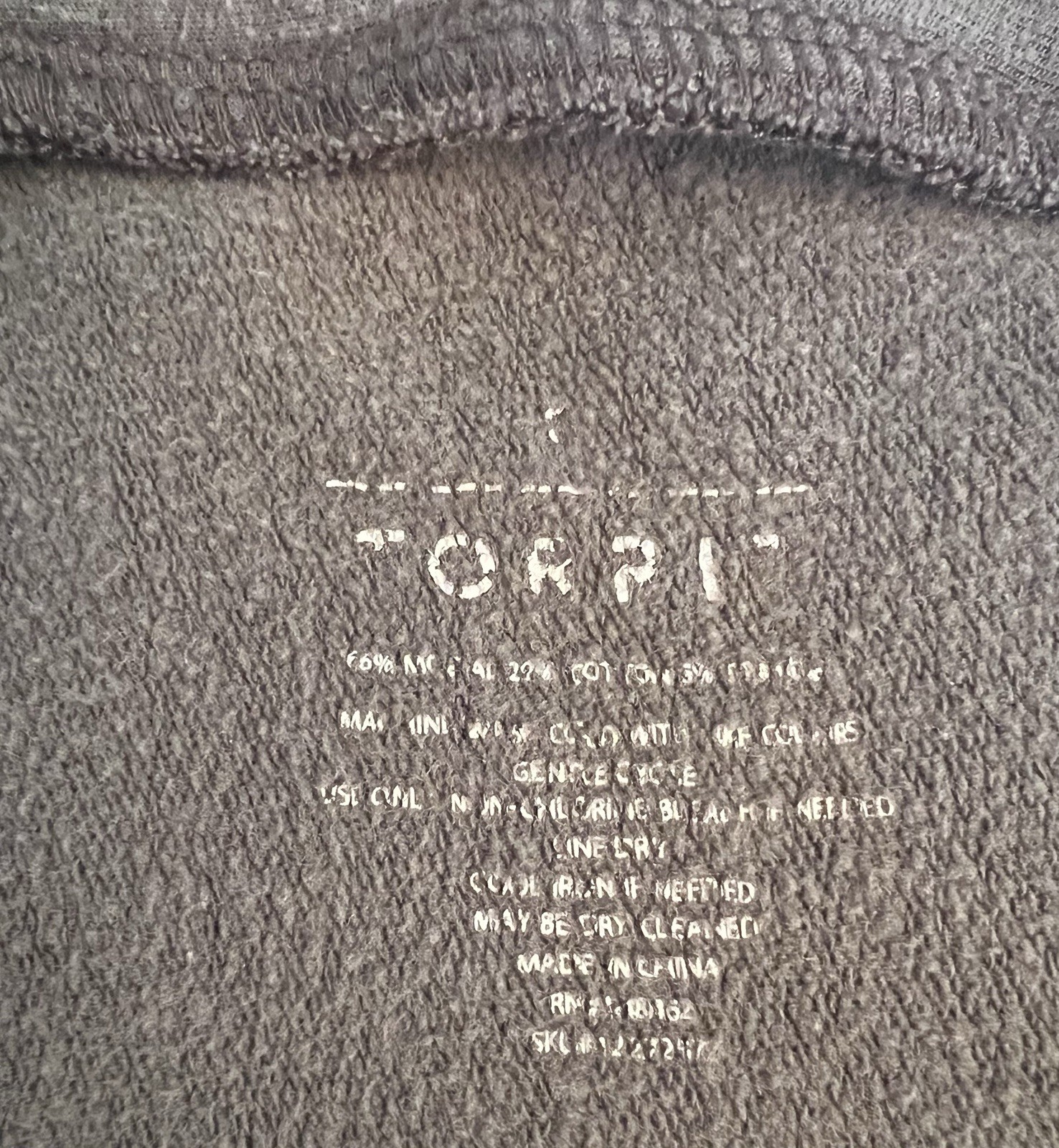 Torrid Studio Dark Gray Fleece Lined Leggings Size 3