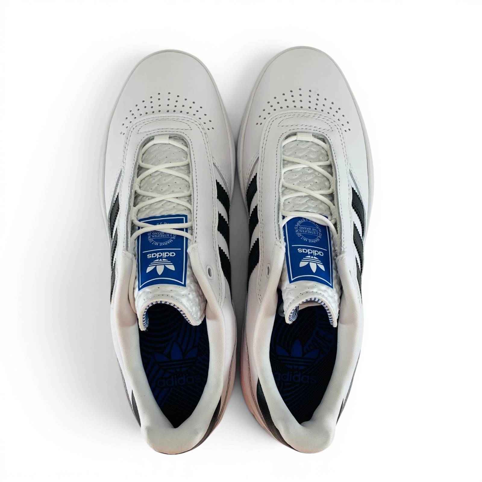 adidas Puig Cloud White Black Blue Bird Men’s Skateboarding Shoes Sneaker JH8168