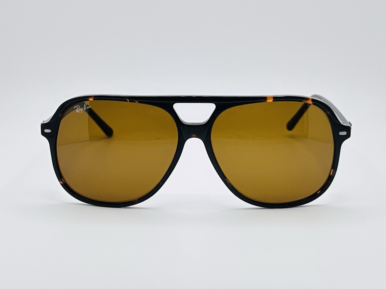 Ray Ban Bill RB2198 60mm Unisex Pilot Sunglasses – Havana Frame / Brown Lens
