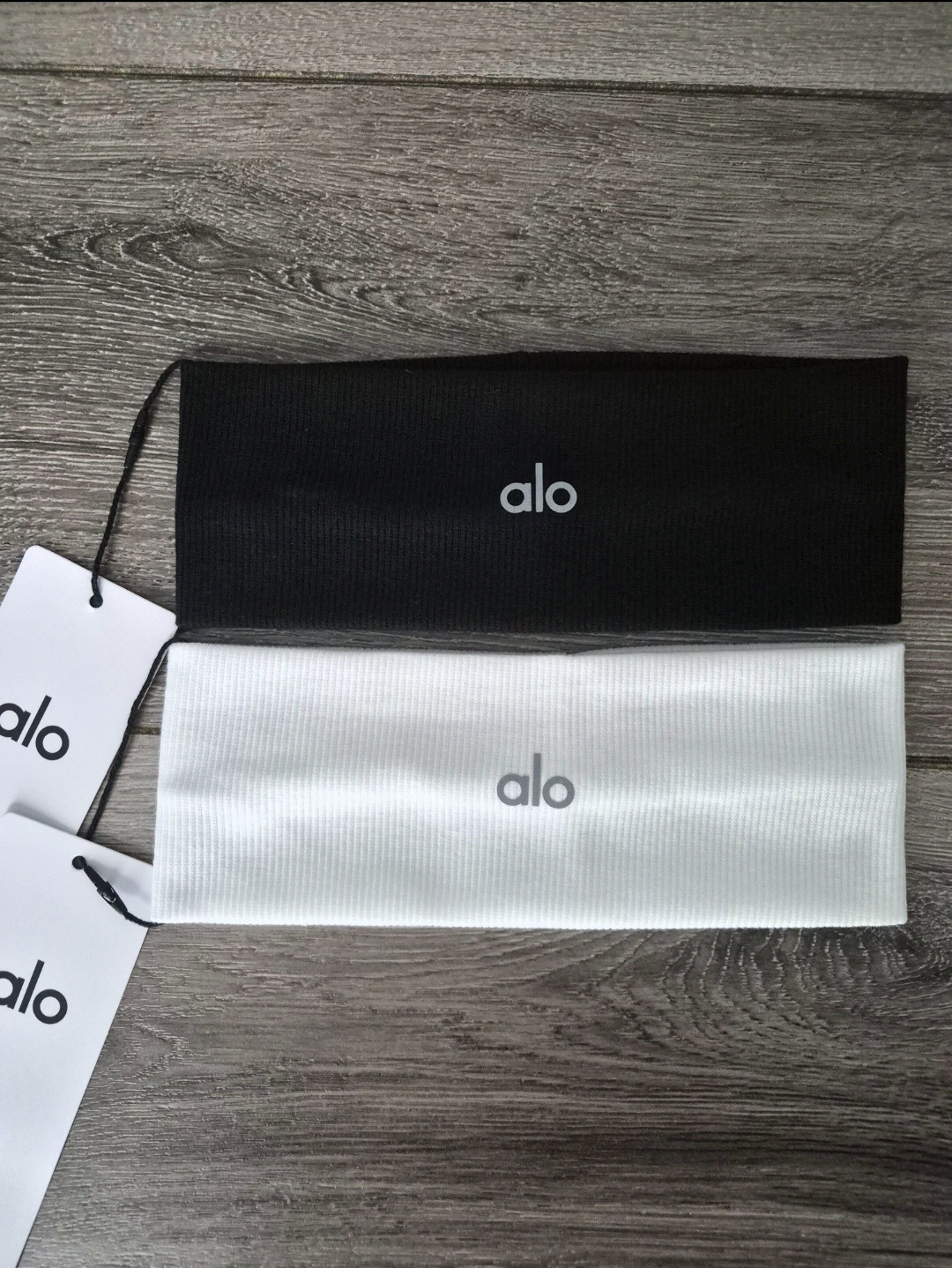 Headbands 2-Pack –Black/White