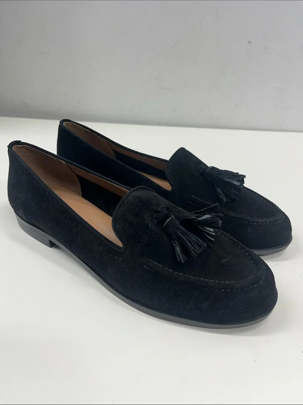 New Naturalizer Santana Loafer in Black Suede Size 9.5