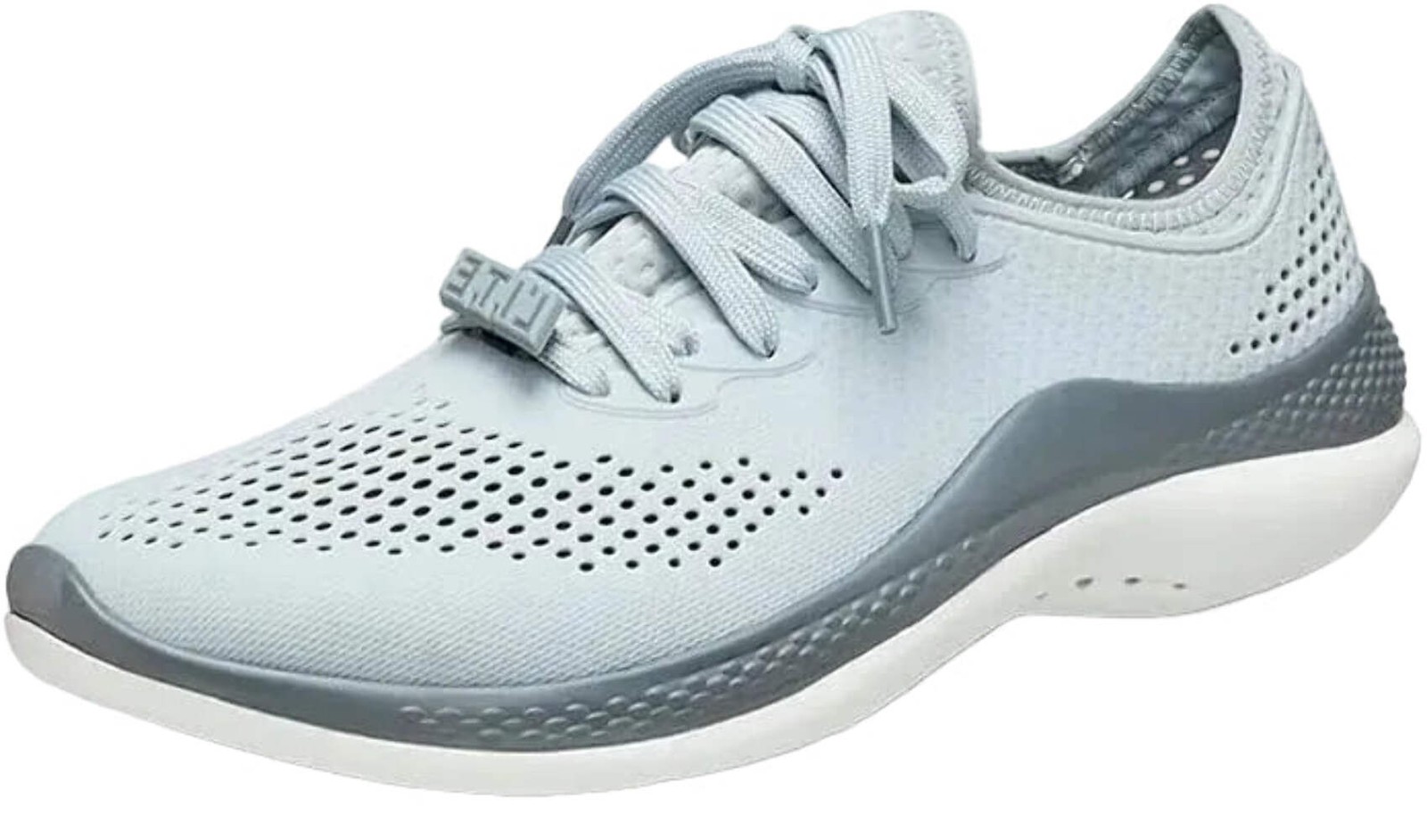 Crocs LiteRide 360 Pacer Men’s Light Gray/Slate Grey Lace-Up Shoes Size 8-12