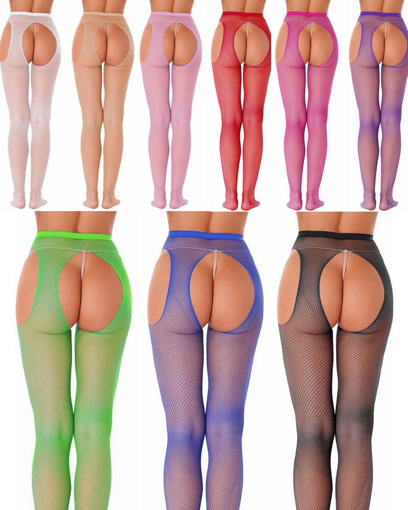 US Womens Fishnet Tight Garter Belt Hollow Out Stocking Hosiery Pantyhoses Pants