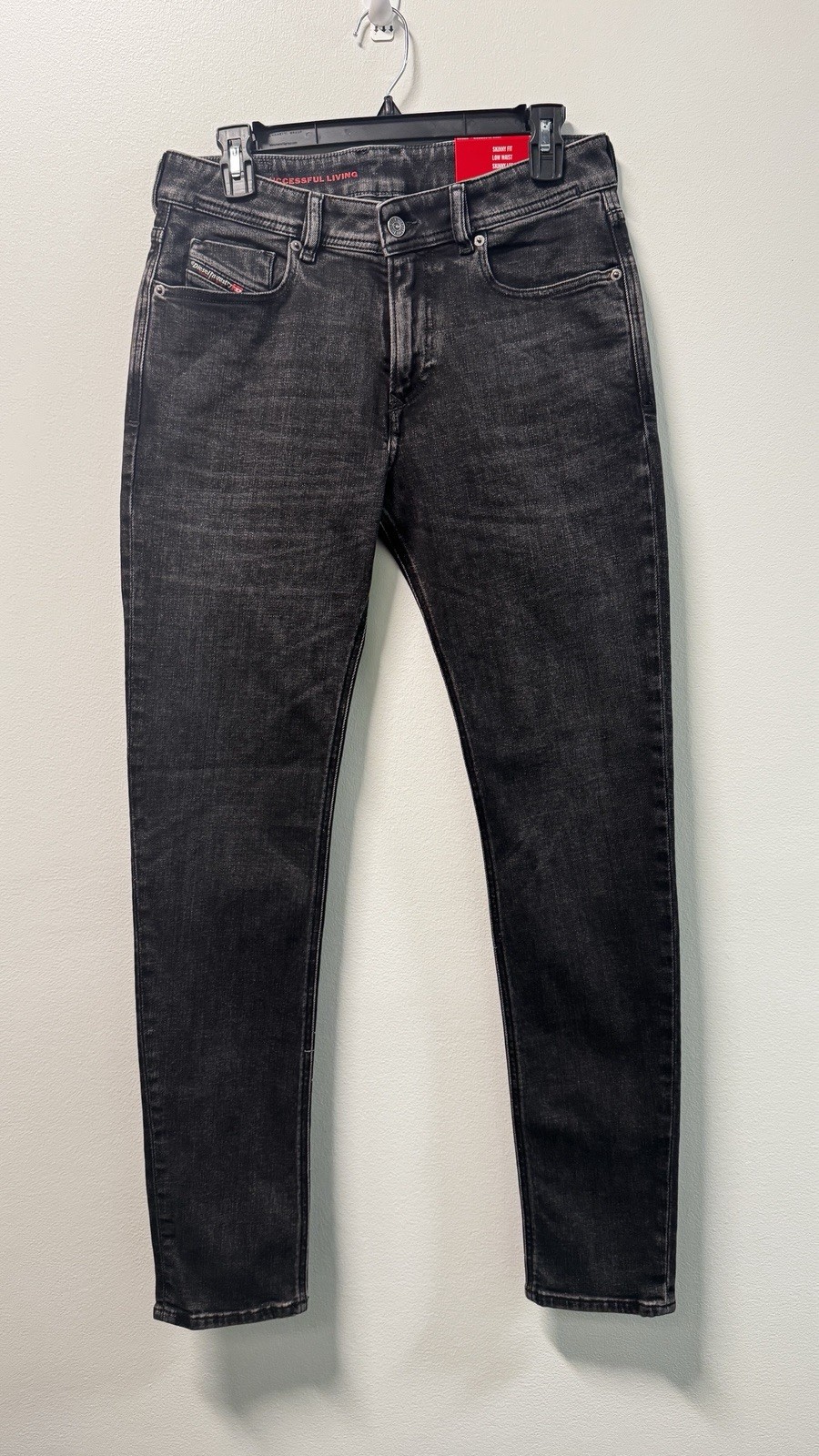Diesel 1979 Sleenker Skinny Jeans Men’s 30×32 Charcoal Gray NWT