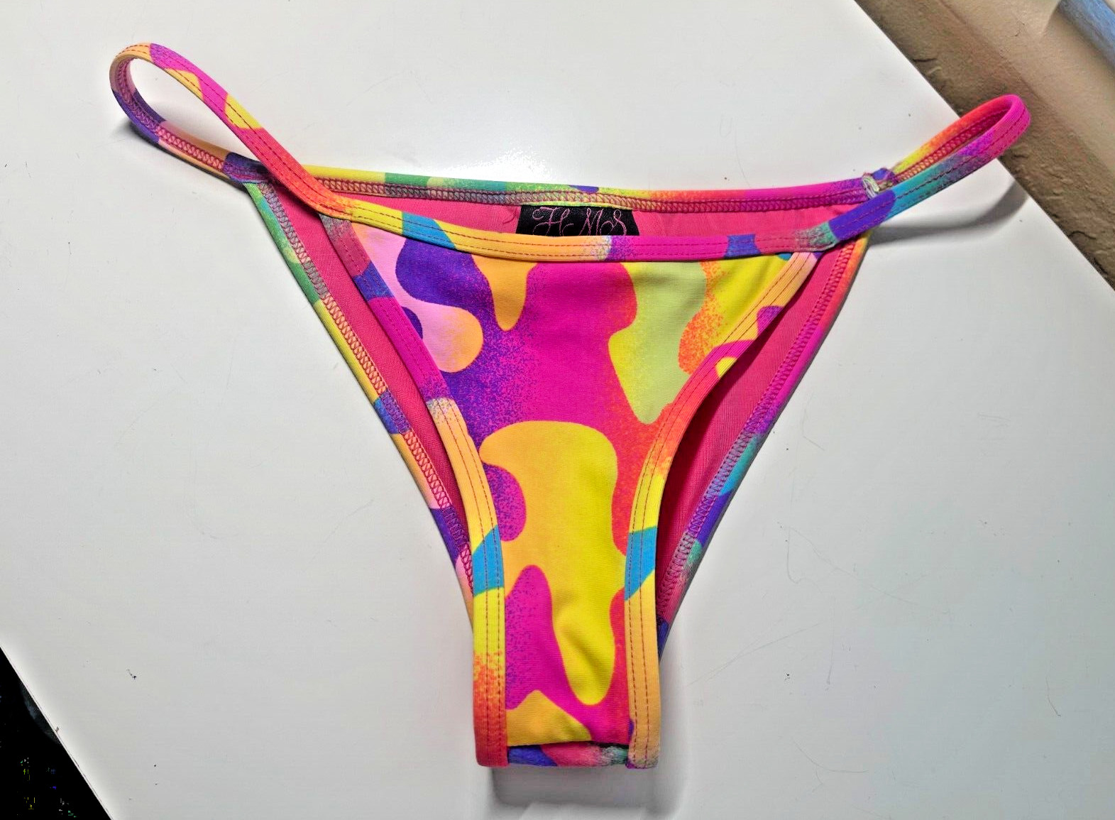 Hot Miami Styles Brazilian Cut Bikini Set Bright Camo M/L