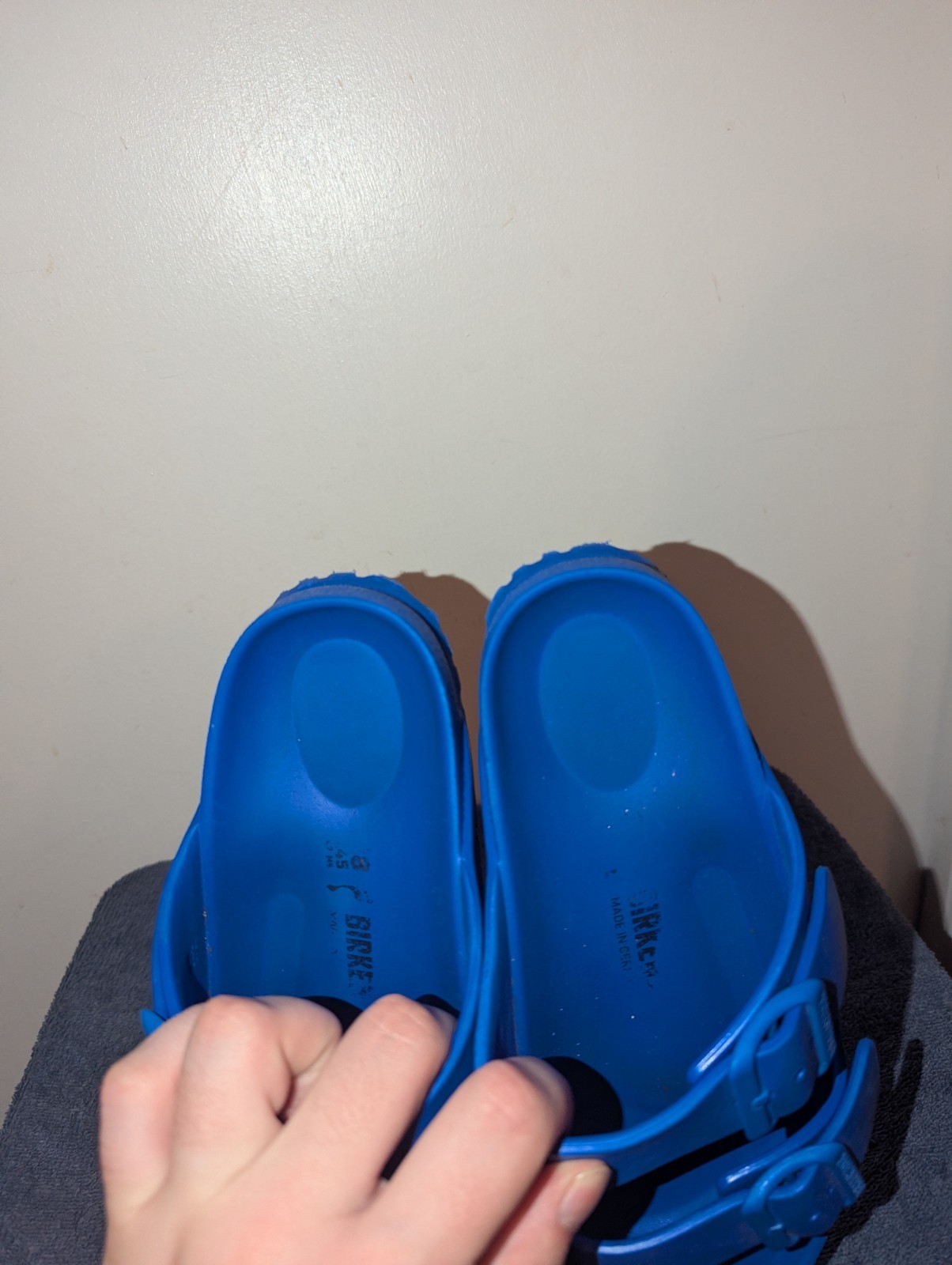 Birkenstock Arizona Eva Ultra Blue Sandals Womens Size EU 38 US 7 Narrow