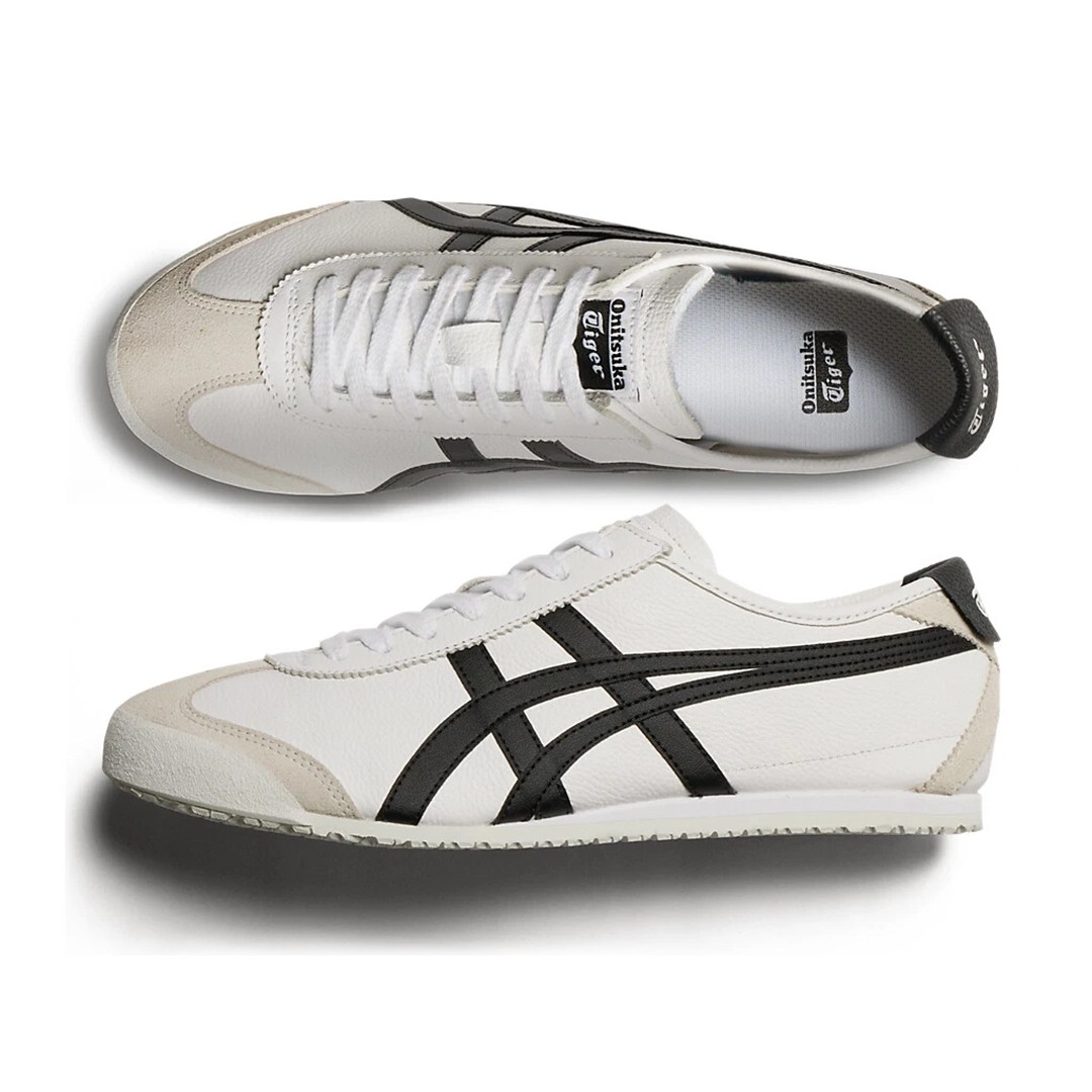 New Authentic Onitsuka Tiger MEXICO 66 WHITE BLACK 1183A201-126