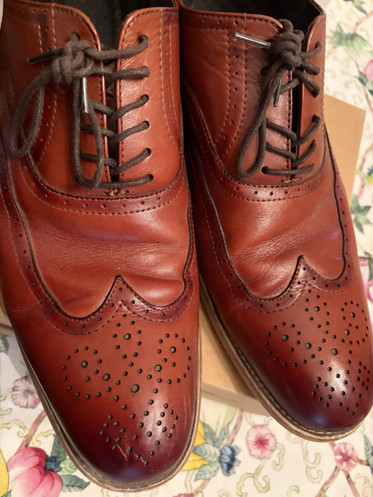 Stacy Adams Men’s Brown Wingtip 14