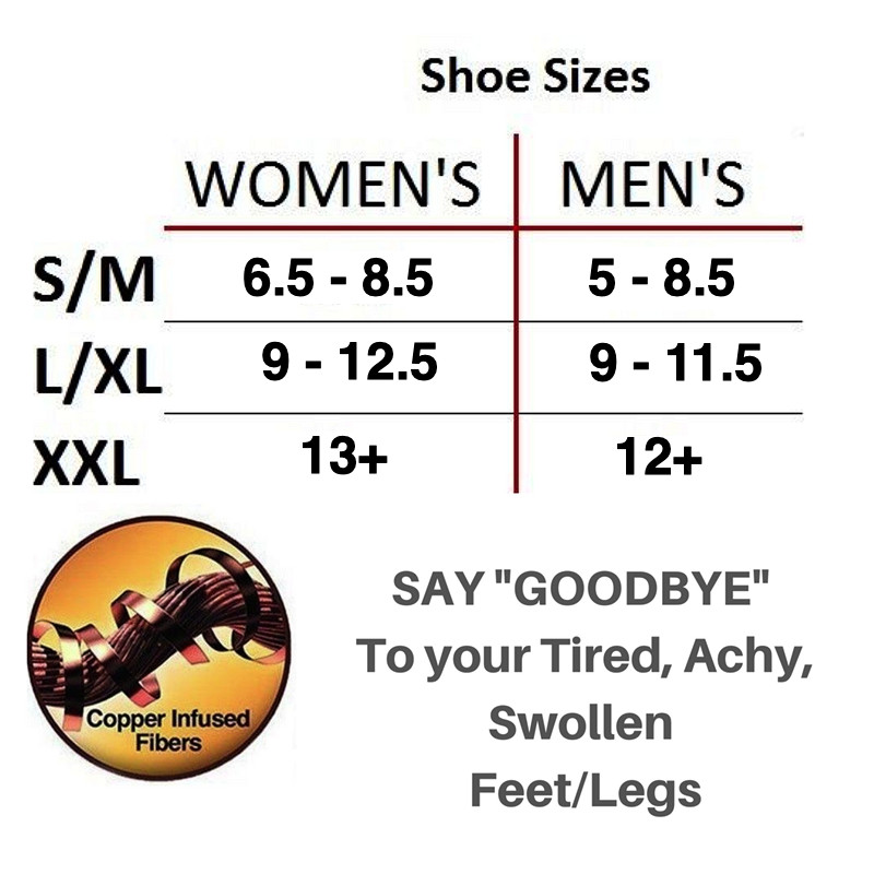 Compression Socks (S-XXL) Pain Relief Calf Leg Foot Support Stocking Men & Women