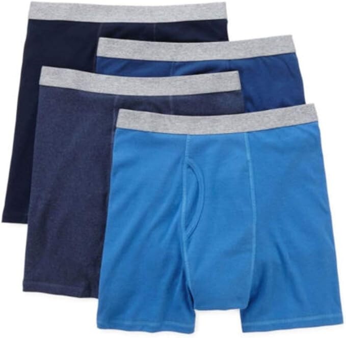 Stafford 4-Pack Men’s 100% Cotton Boxer Briefs XL
