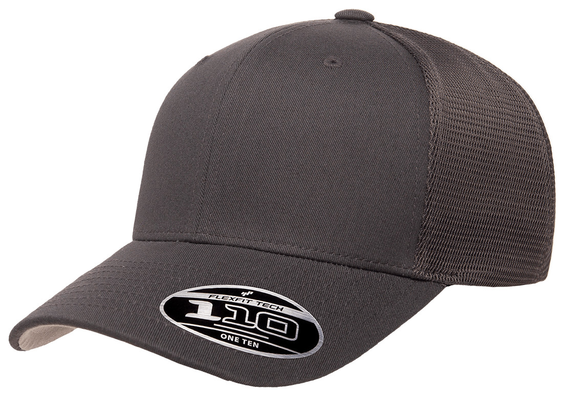 Flexfit Trucker Hat 110 6 Panel Adjustable OSFM Mesh Cap 2-Tone Flex Fit 110M/MT
