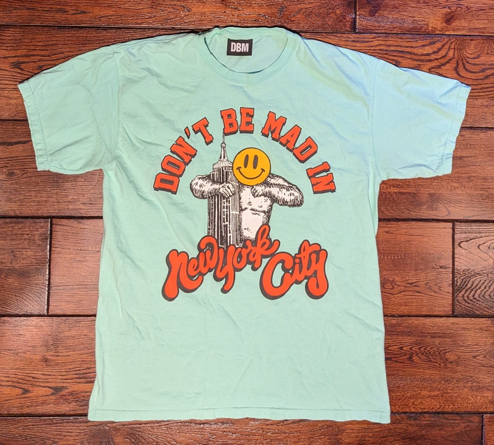 JOE FRESH GOODS Don’t Be Mad New York City NYC DBM T-Shirt Size L Mint Green
