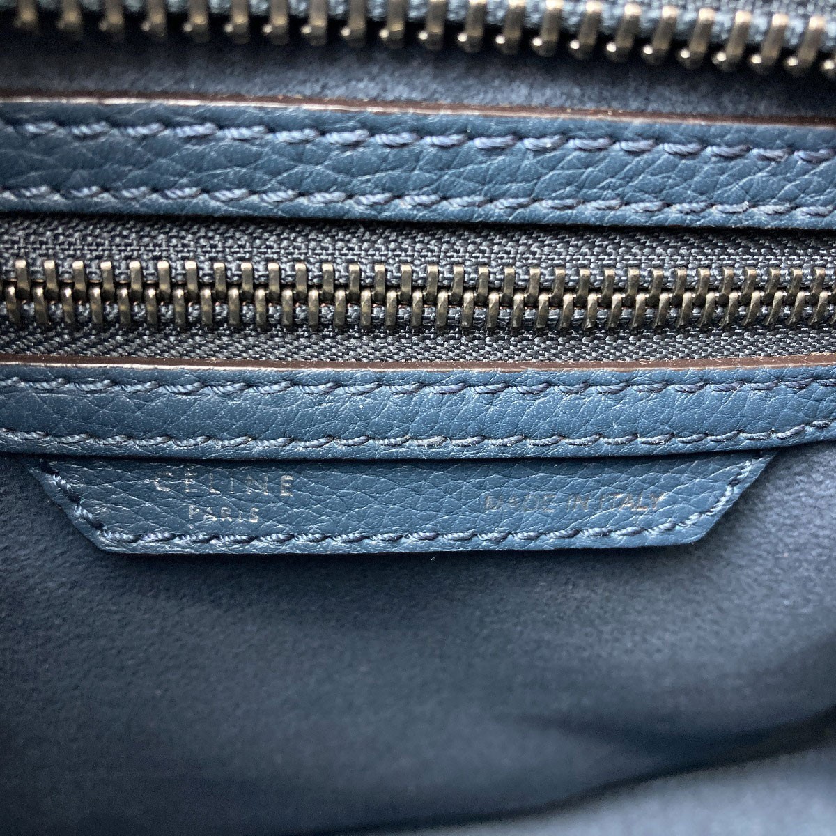 CELINE Luggage micro Tote Bag Calf Ladies [Used]