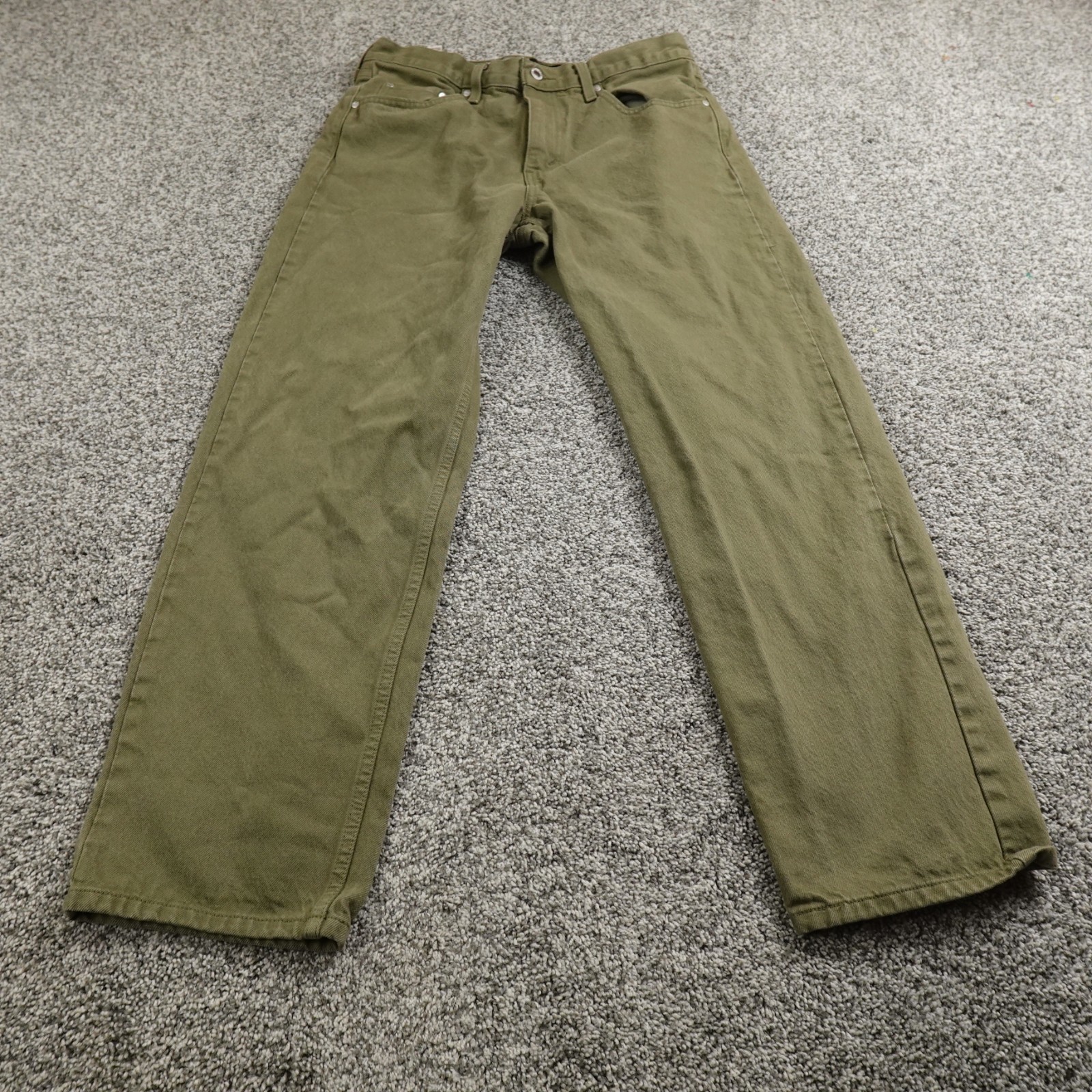 Levis Jeans Mens 30X30 Green Denim Pants Silvertab Loose Straight Grunge Skate