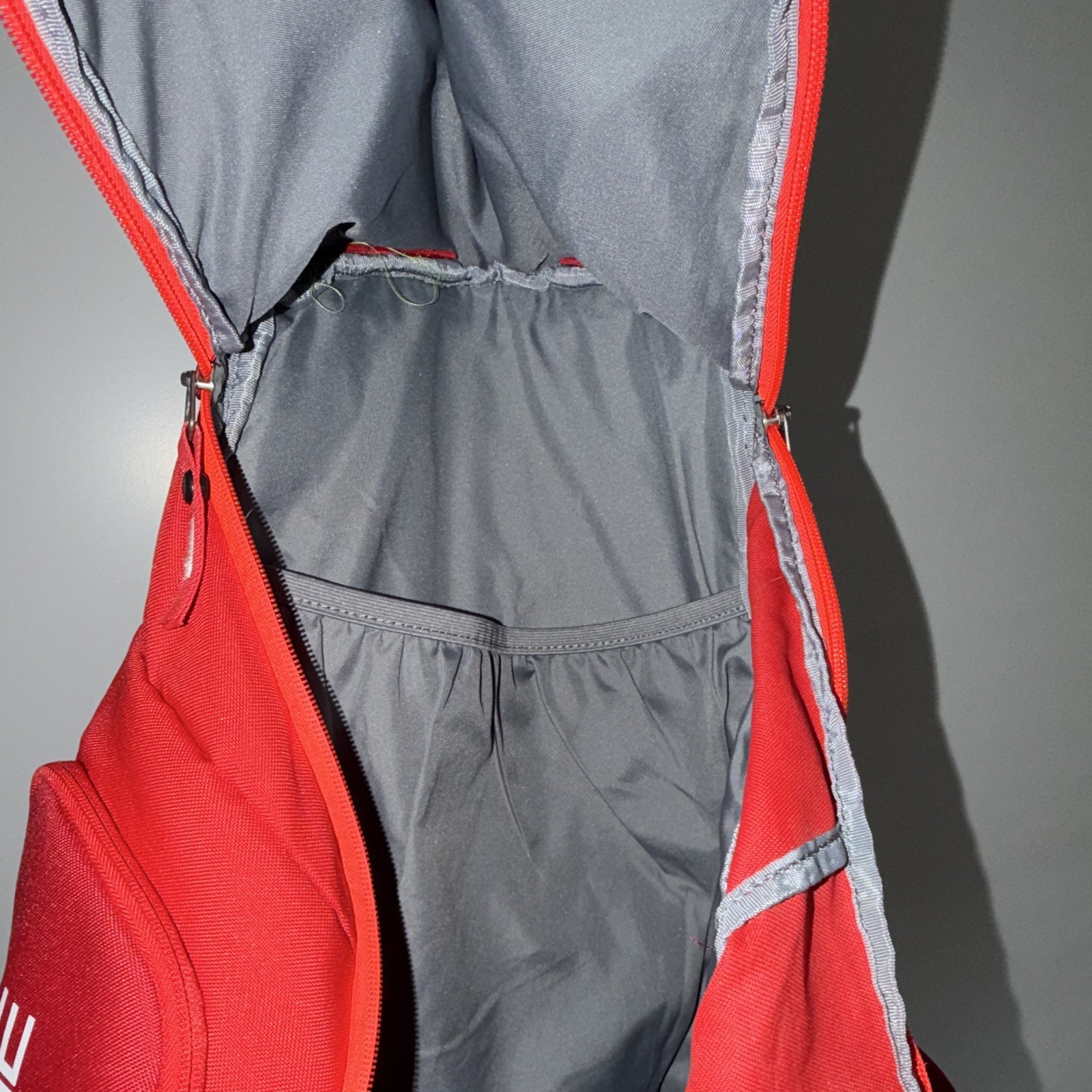 Nike Elite Quad Zip System Backpack Lightweight Red