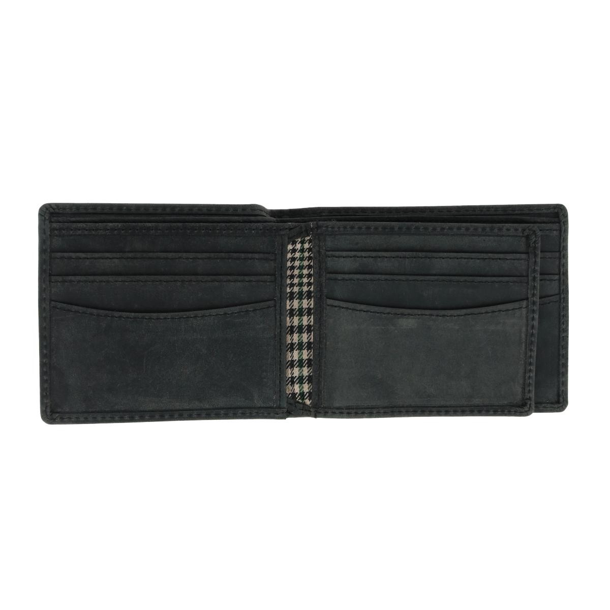 American Bison Men’s Leather Horse Embossed Bifold Wallet