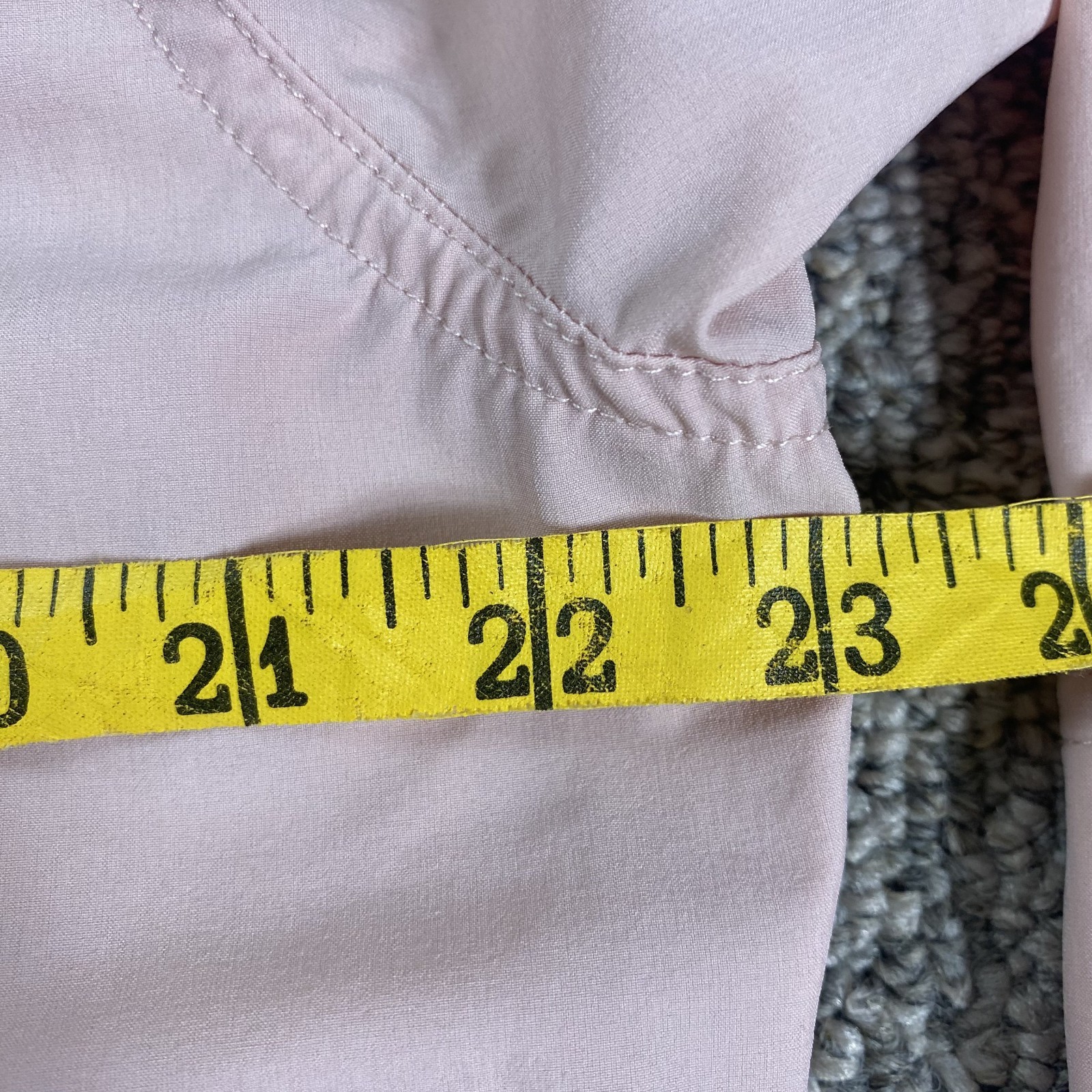 The North Face Tech Trail Shirt Womens XL Pink Snap Zip Pocket Vented Outdoor