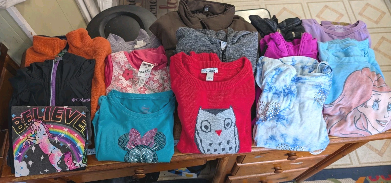 Lot Of Clothes Girls Fall/Winter Tops 14pcs 10-16 Casual Everyday Play School