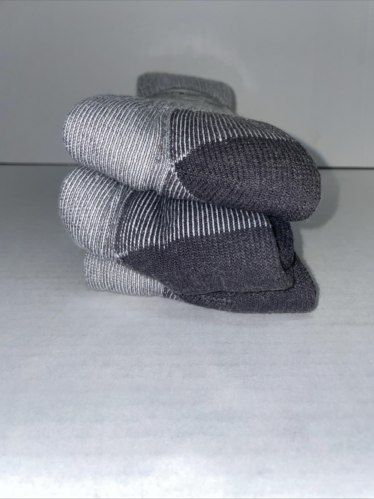 Outdoor Life Light Grey Boot Socks 62% Merino Wool Pack of 3 Size 10-13 New