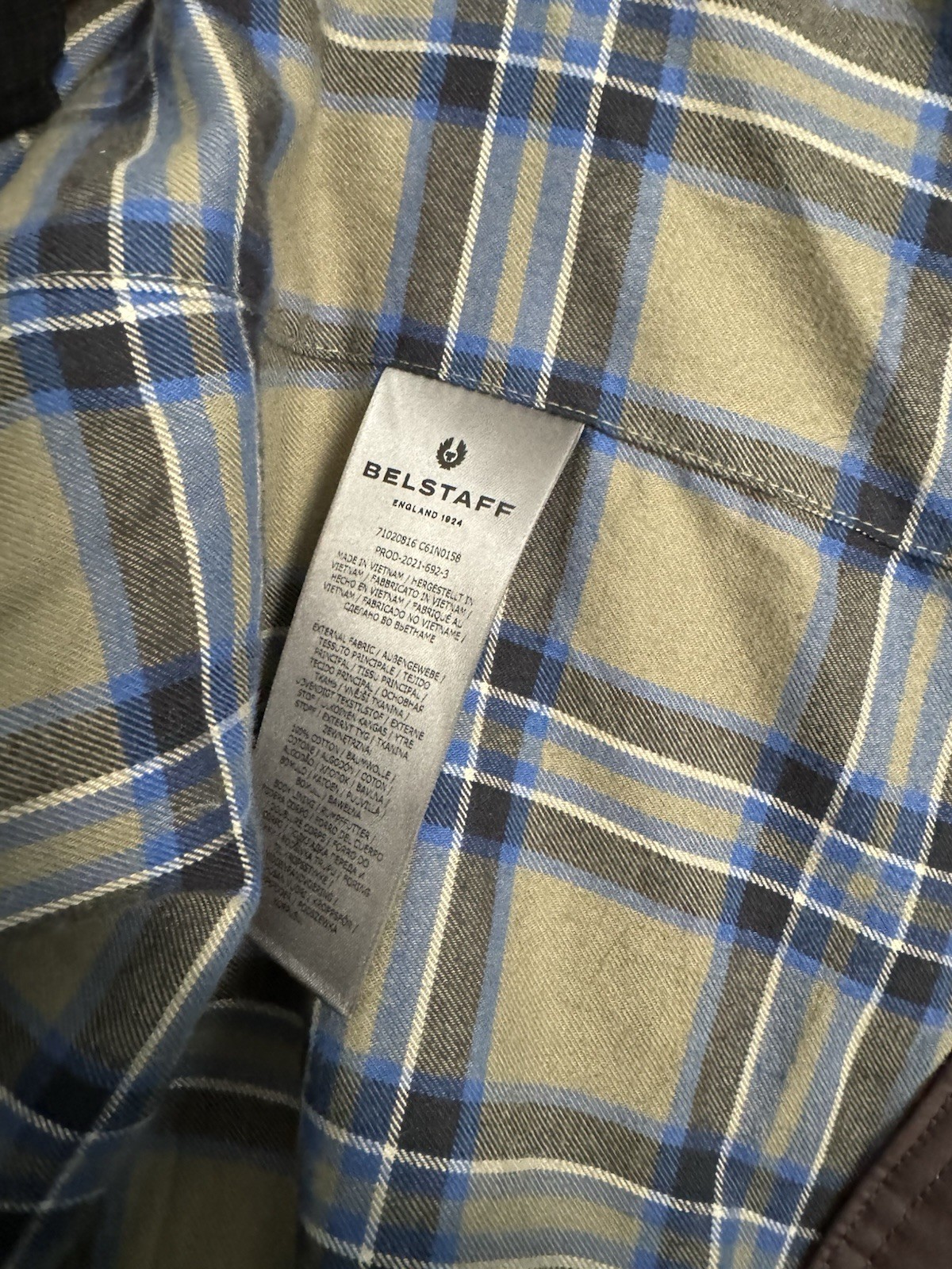 Belstaff Men’s Maroon Racemaster Waxed Cotton Jacket Size 44US